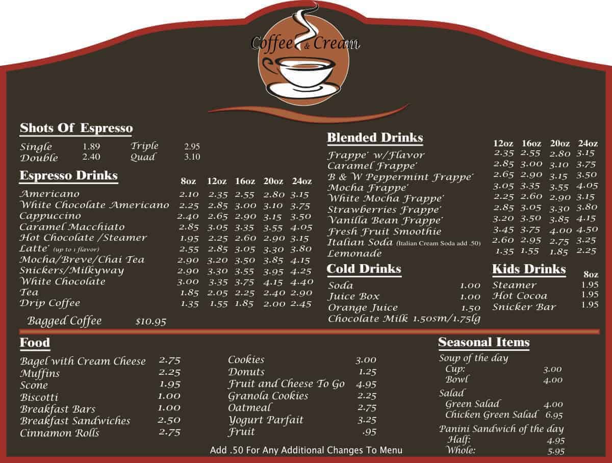 Menu design 98133