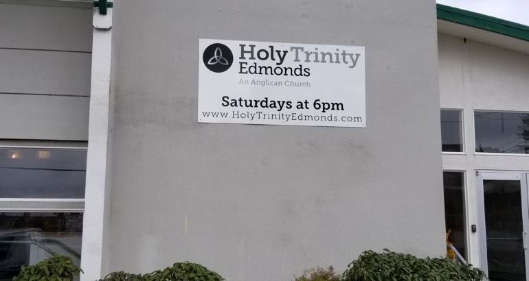 trinty church sign